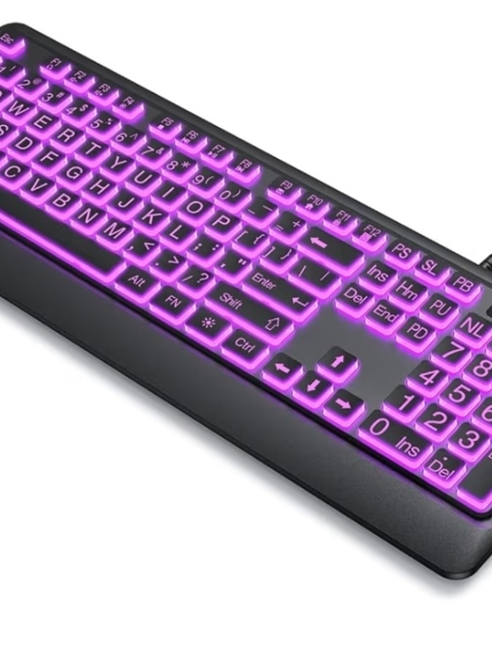 Gaming Backlit USB Keyboard - Green LED - Picture 5 of 9